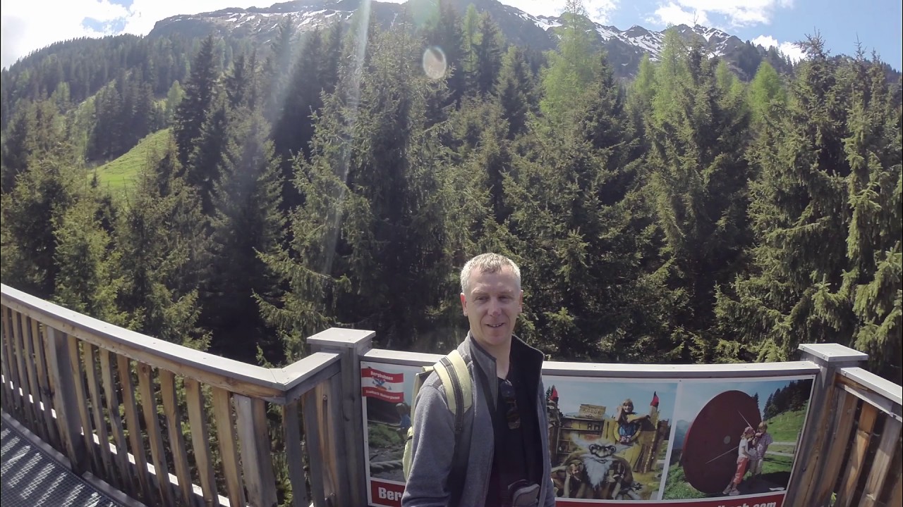 22 mei 2017 Baumzipfelweg,bij Saalbach-Hinterglemm.
