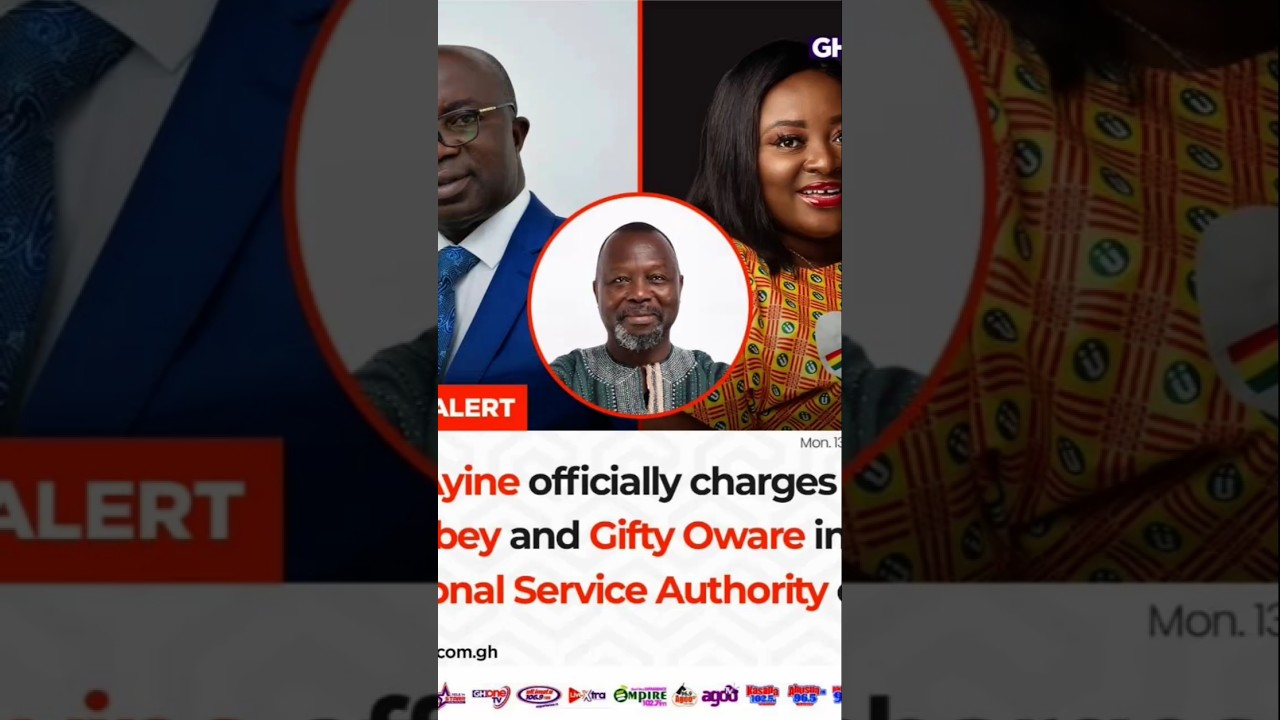 Former NSA Deputy Boss Gifty Oware-Mensah has been charged in a GHC38 million corrupt!on case.