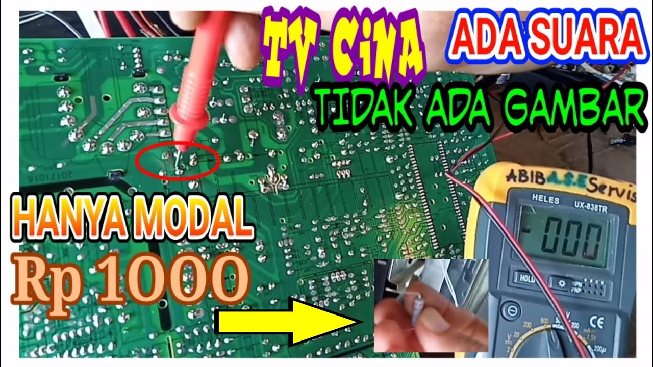 TV CINA ADA SUARA TIDAK ADA GAMBAR
