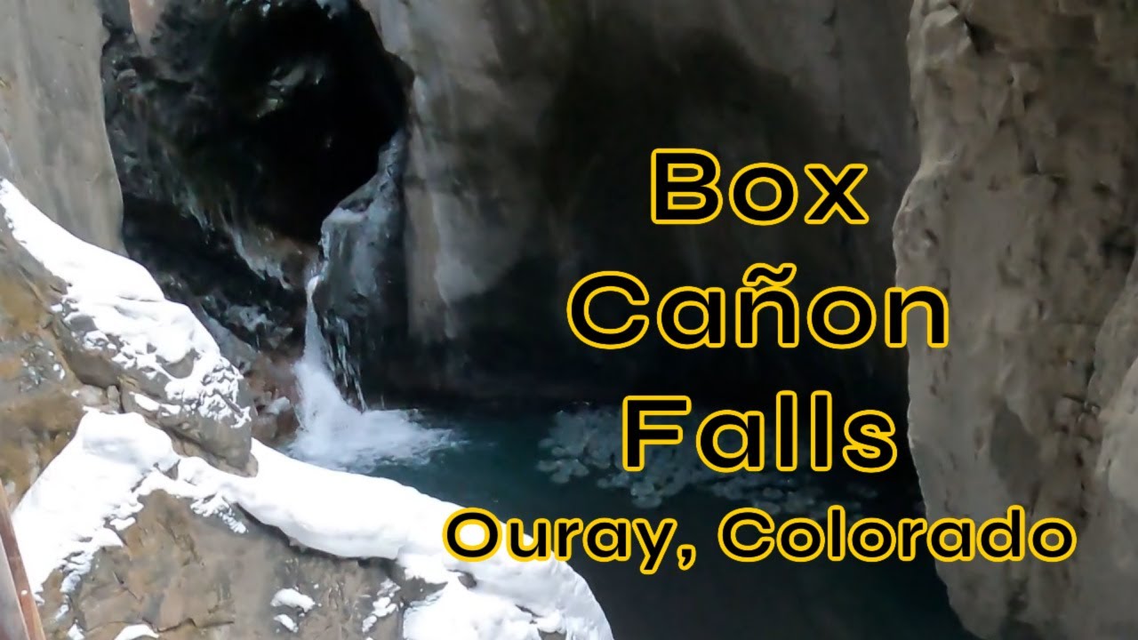 Box Ca&ntilde;on Falls winter hike, Ouray, Colorado