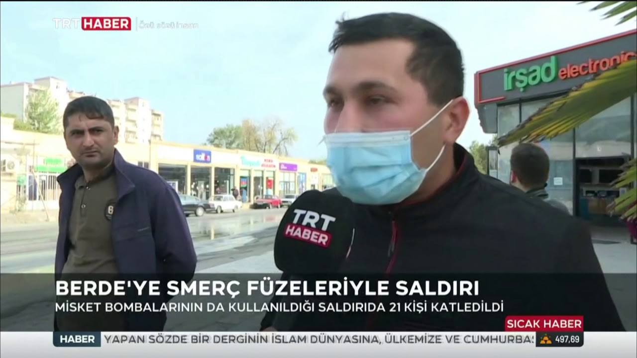BERDE'YE SMER&Ccedil; F&Uuml;ZELERİYLE SALDIRI