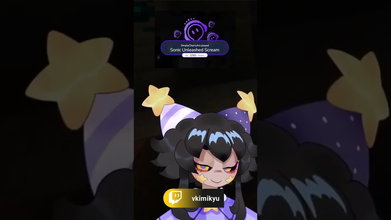 cherry jump scares @vkimikyu  #celesta #vtuber #vtuberuprising #stargazer #twitchstreamer #minecraft