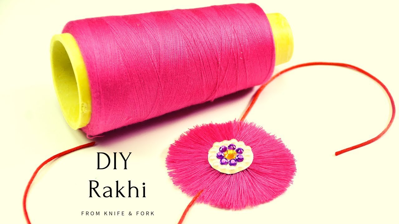 How to make rakhi in Lockdown | Rakhi making ideas| DIY Thread Rakhi| Handmade Rakhi | Rakhi