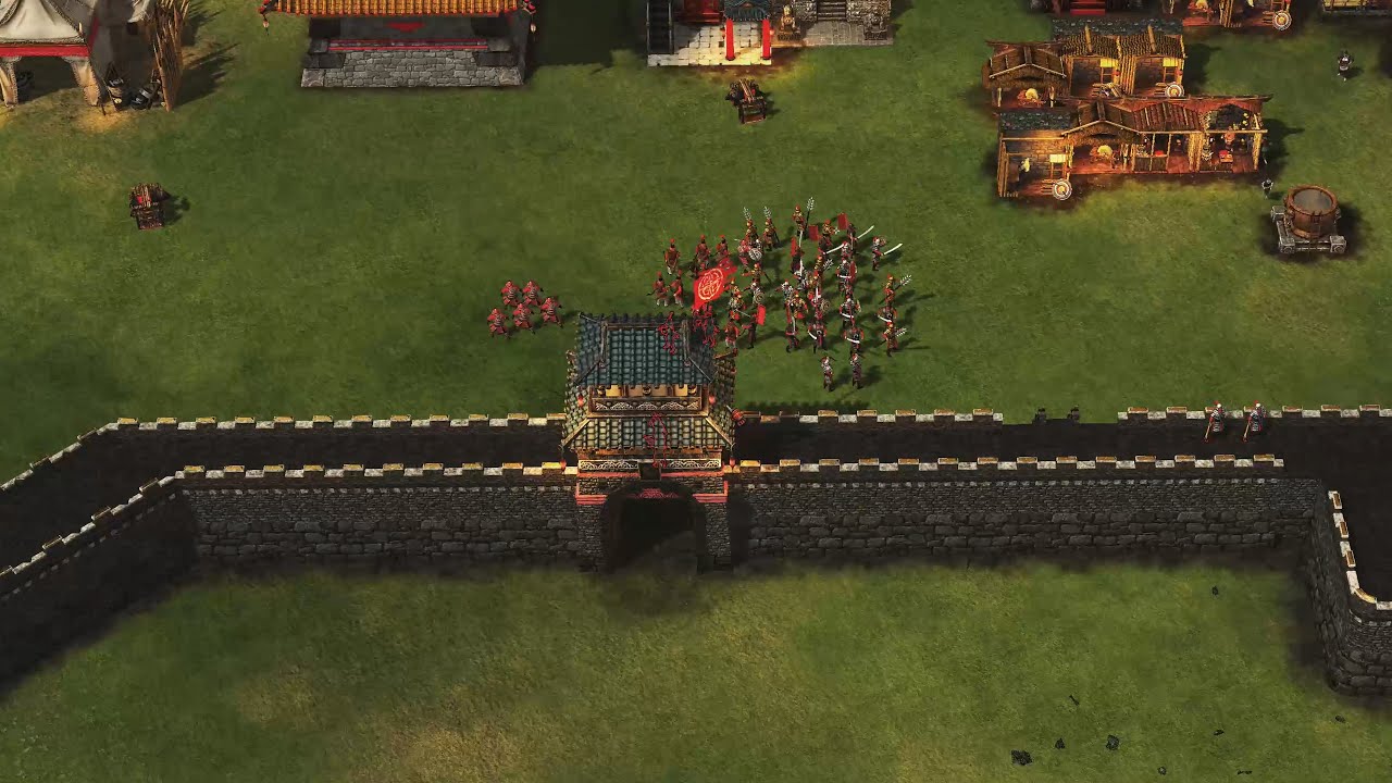 Stronghold Warlords - 2v2 Multiplayer Gameplay