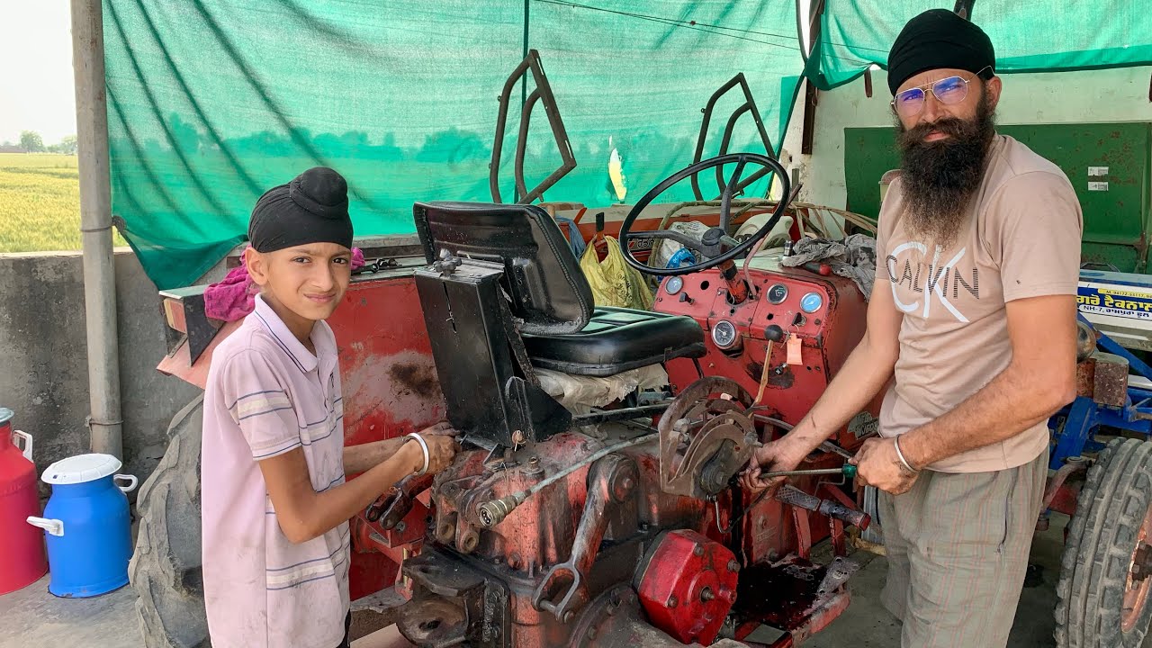 ਮਹਿੰਦਰੇ🚜ਦਾ operation // service time // dhillon brothers 