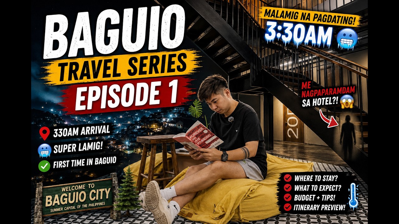 Madaling-Araw sa Baguio 😱 | 3:30 AM Arrival + Super Lamig!