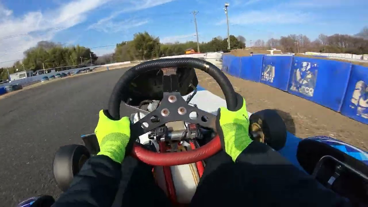2026.2.21サーキット秋ヶ瀬、レンタルレーシングカートトレーニング