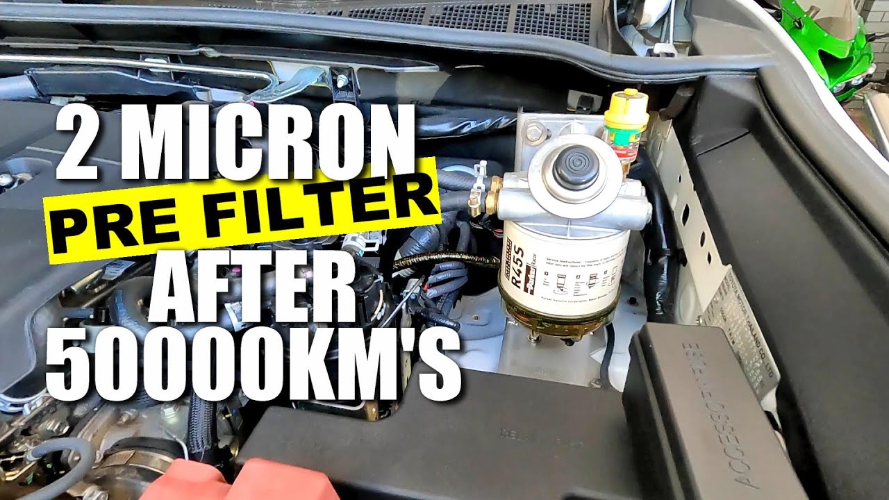The Best Toyota Hilux Pre Filter kit on the market ! 2 Micron Pre Filter !