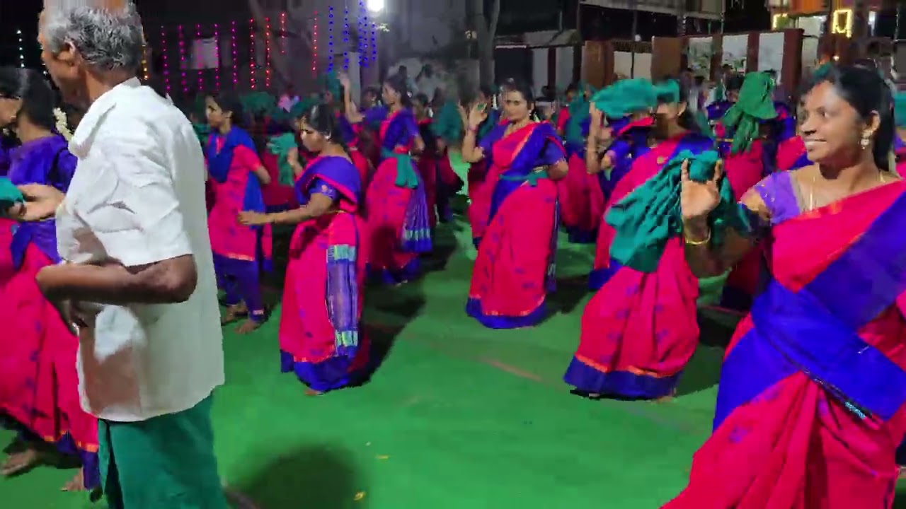 👌 புன்னகையுடன் ஆடும் கும்மி ஆட்டத்தை பாருங்க|சலங்கை ஒலி கலைக்குழு|சூலூர்