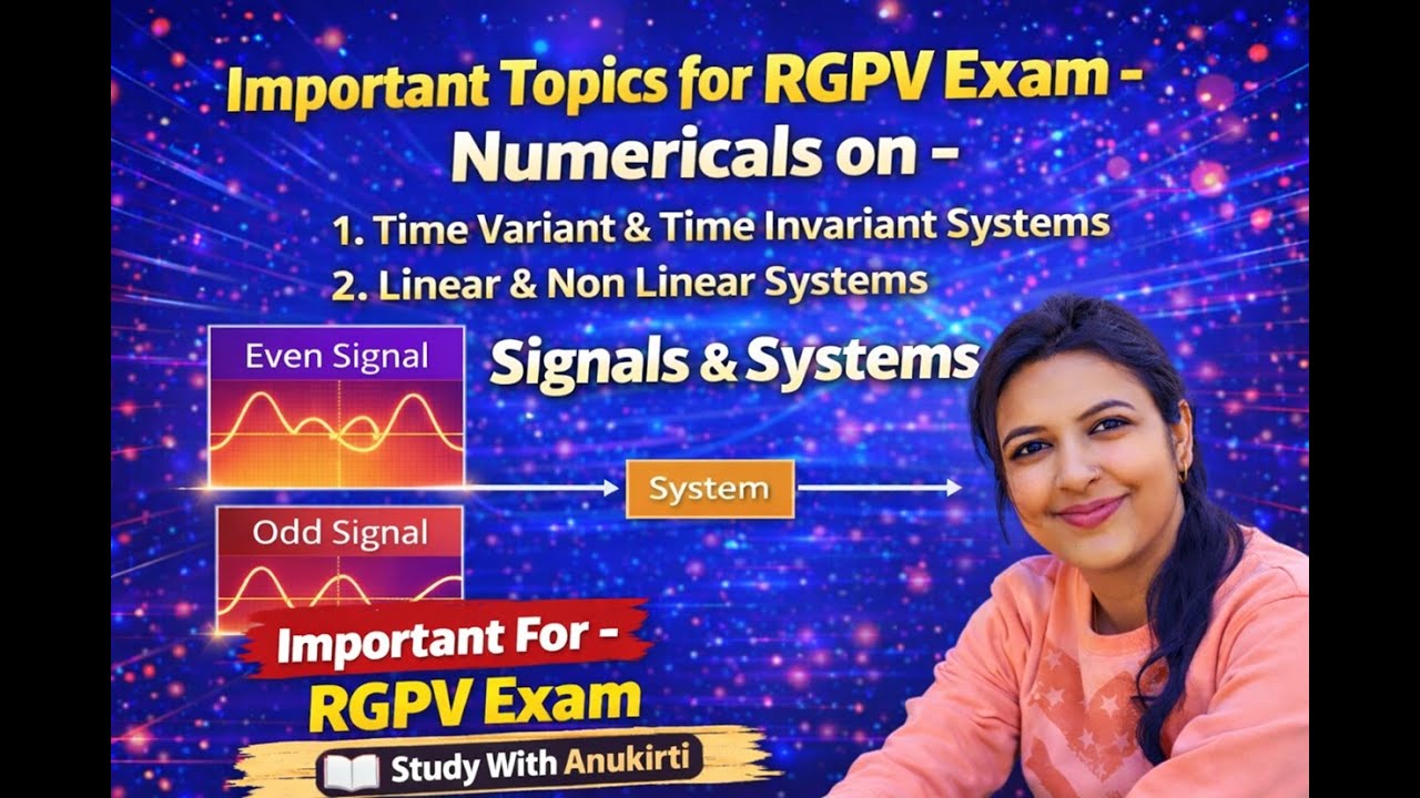 Time variant & Time invariant | Linear & Non Linear System  ||#exam #rgpvbhopal #electrical #bhopal