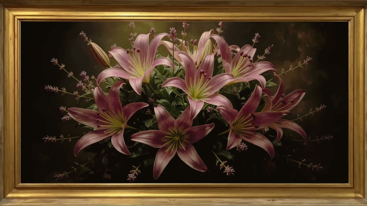 Museum Quality Background ∣ 7 HOURS of Classic Floral Art ∣ Luxurious Still Life Loop | Screensaver