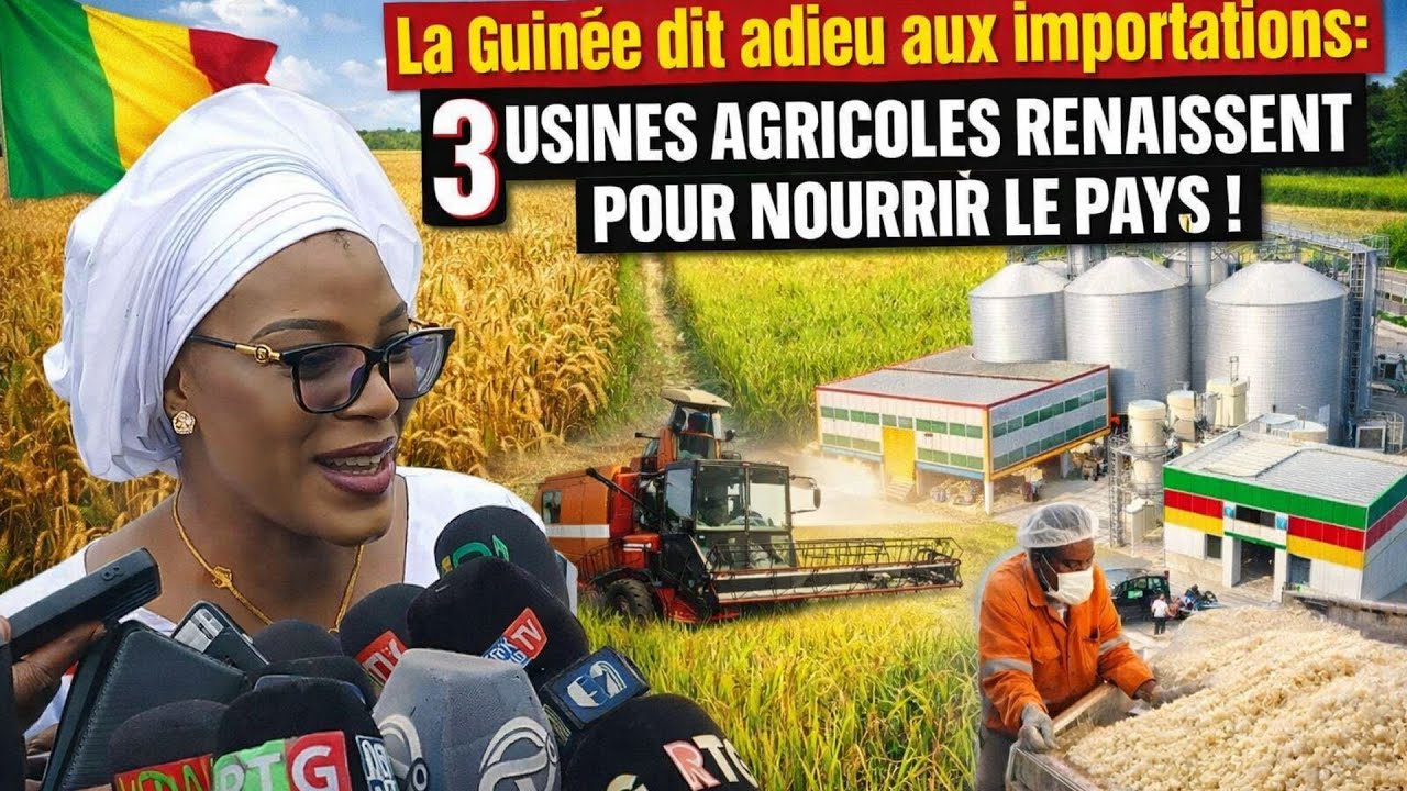 🔥La Guinée Dit Adieu aux Importations en 2026 : 3 Usines Agricoles Géantes Renaissent !