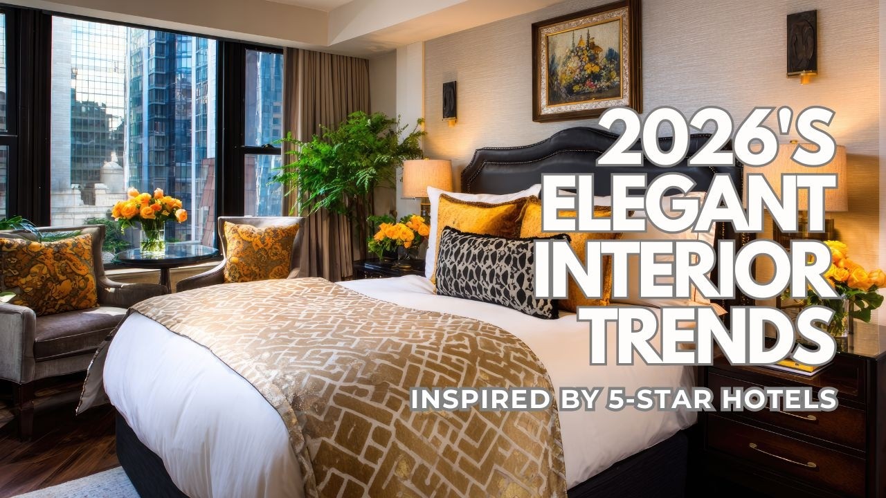 2026's Elegant Interior Trends: Small Space Luxury Inspired By 5-Star Hotels