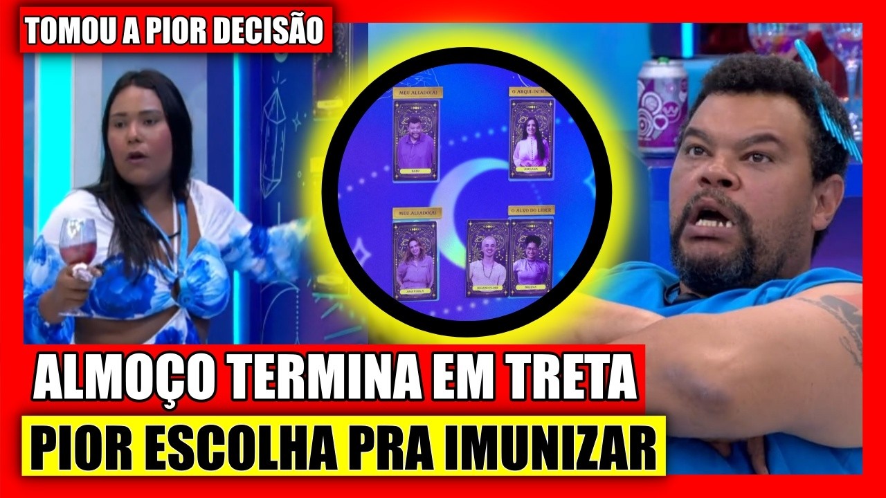🔥 ESCOLHA PODE MUDAR TUDO NO PAREDÃO; BABU SURTOU E CHAI MUDOU DE DECISÃO DA IMUNIDADE BBB 26