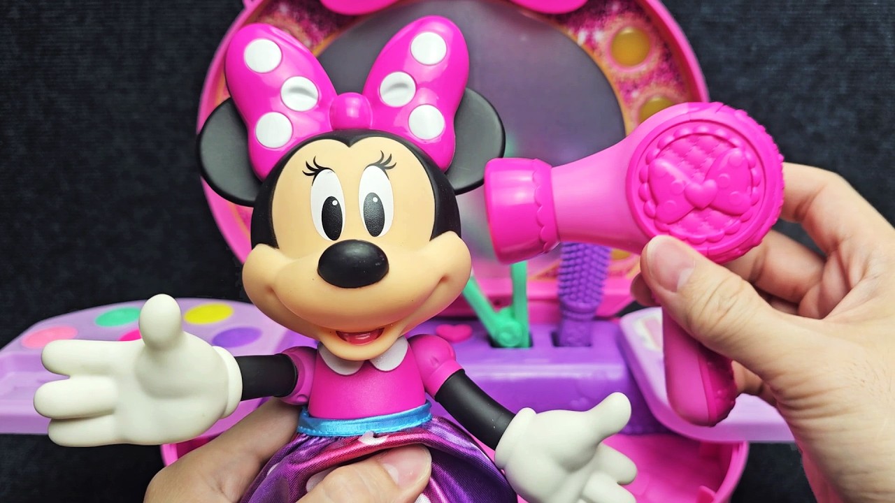Disney Minnie Mouse Laundry Playset [L.298] - Satisfying with Unboxing Toys Compilation ASMR