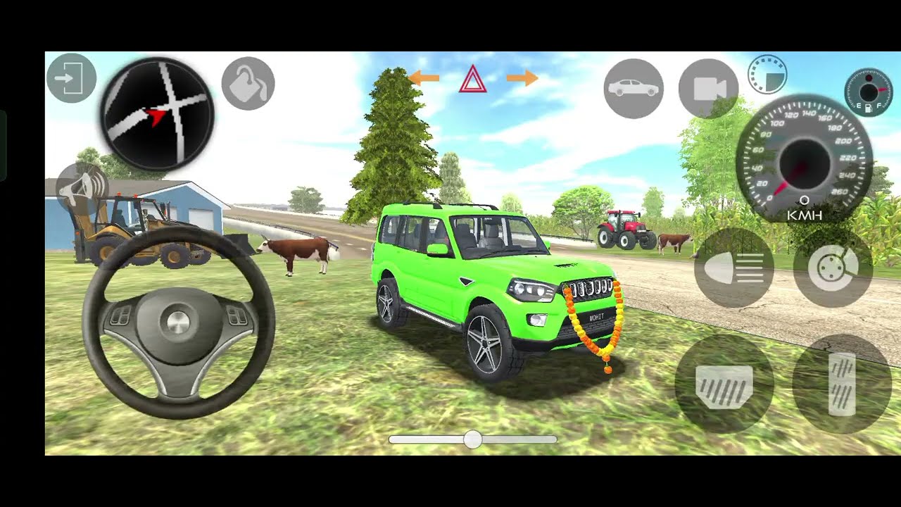 Indian car simulator 3D || Indian Mahindra Scorpio game play 🎮