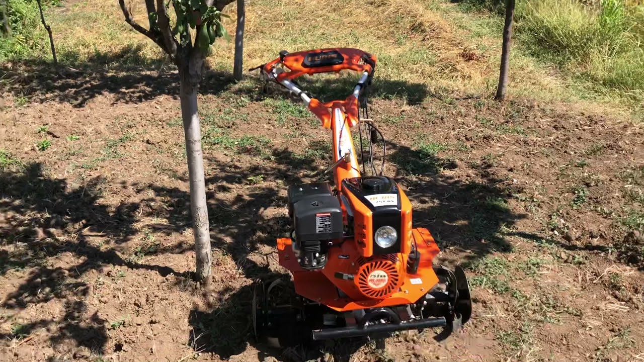 RURIS 751 KS - motosăpătoare profesională la lucru în livadă