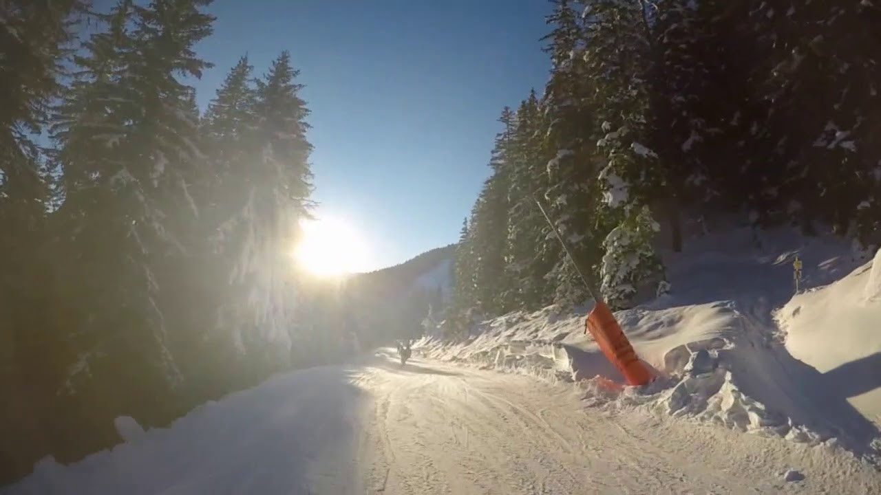 Talabfahrt vom Isskogel in Gerlos (Zillertalarena) 15.12.2018
