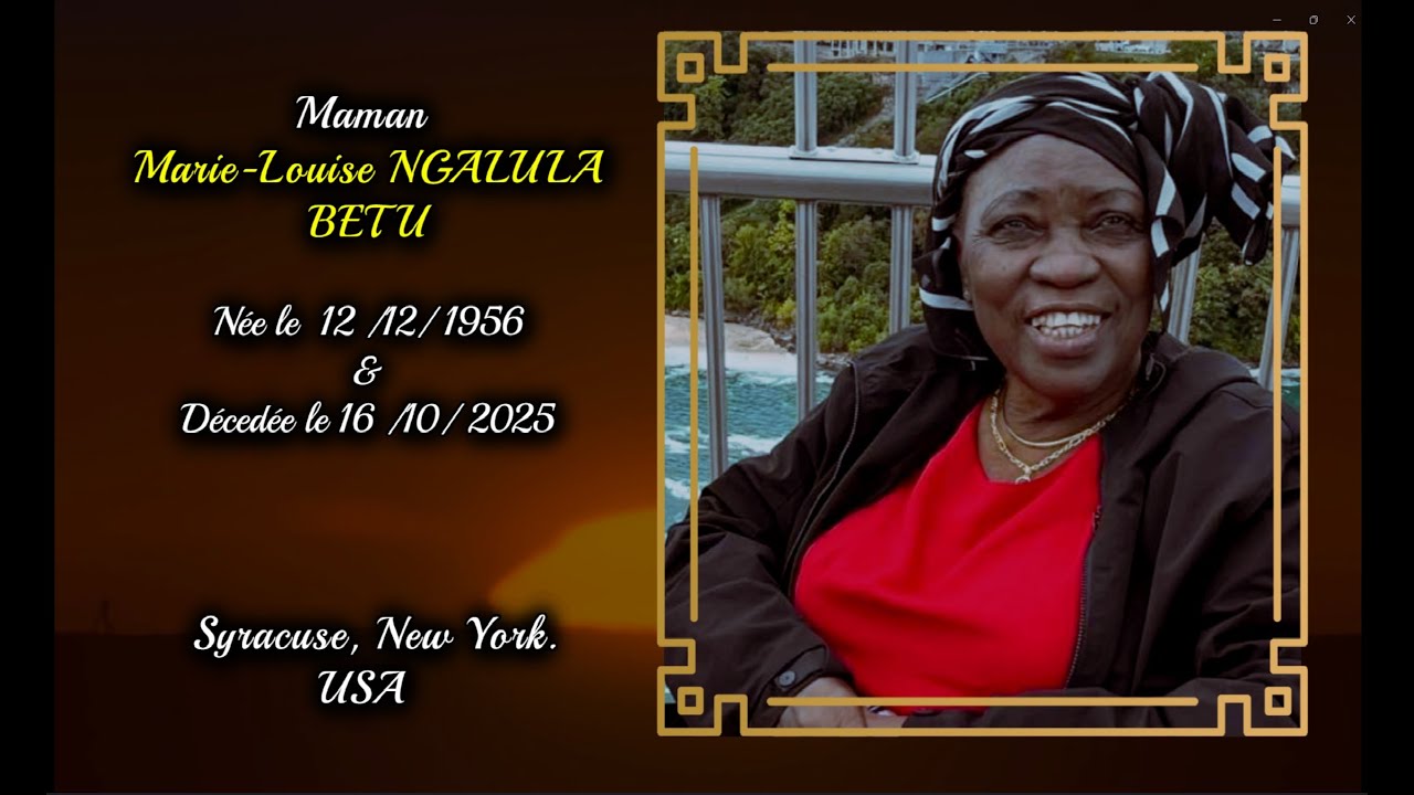 Retrait de Deuil de Maman Marie Louise Ngalula Betu