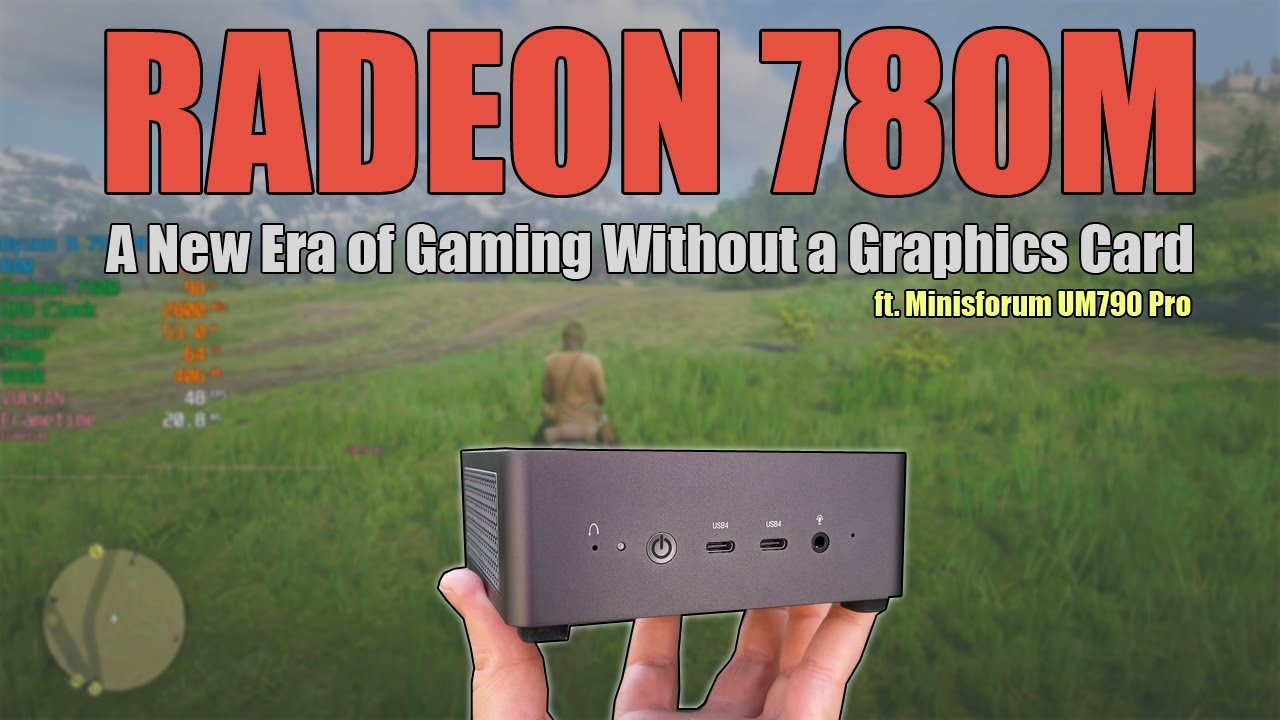 Gaming with Onboard Radeon 780M Graphics! (Minisforum UM790 Pro)