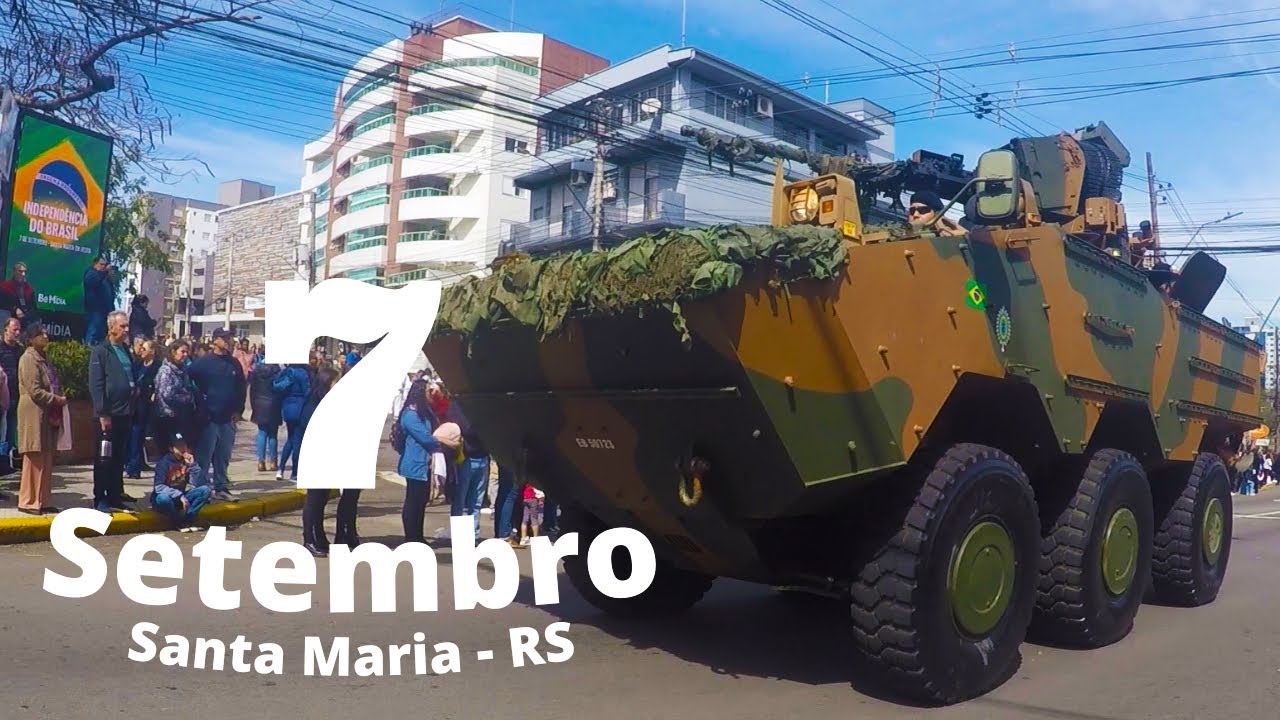 O maior da região! Desfile 7 de setembro 2025  em Santa Maria RS - Parte 2