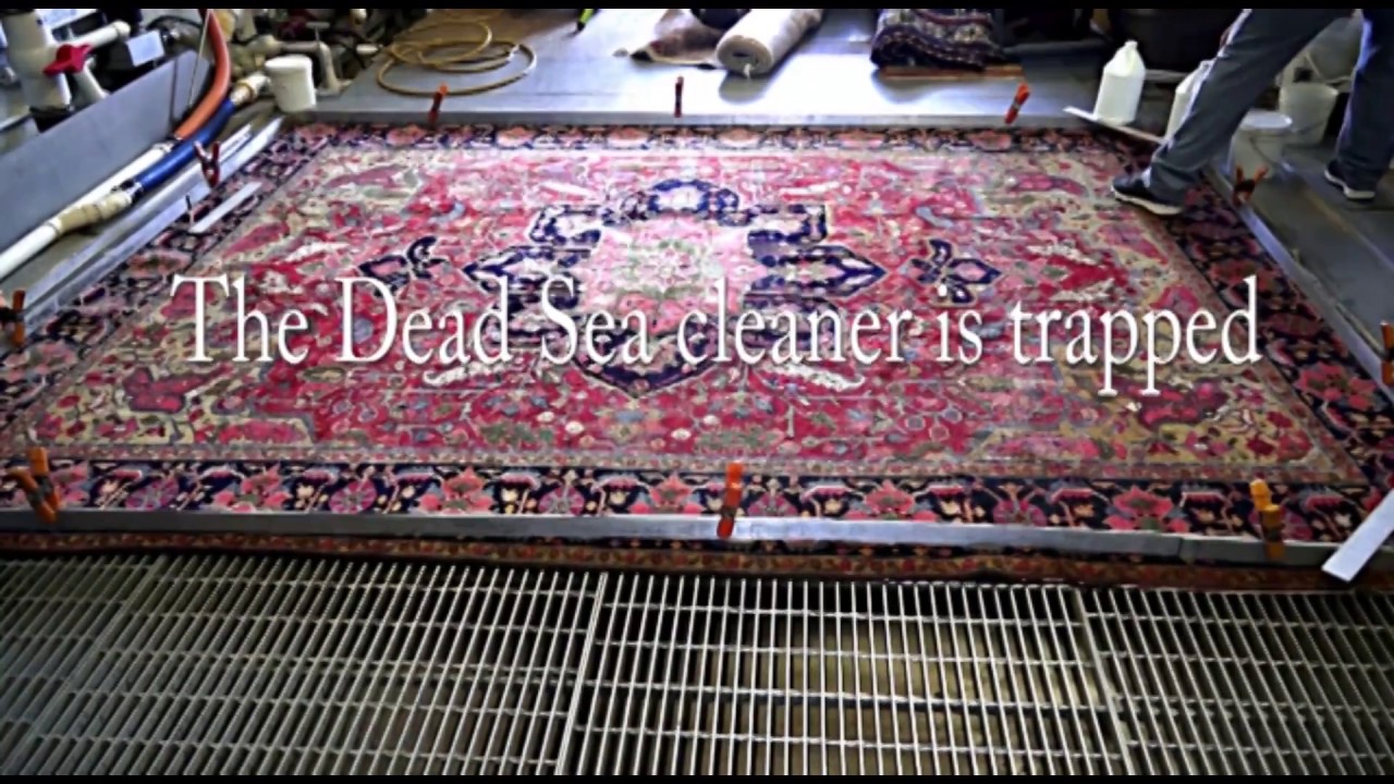 Organic all natural Oriental rug cleaning