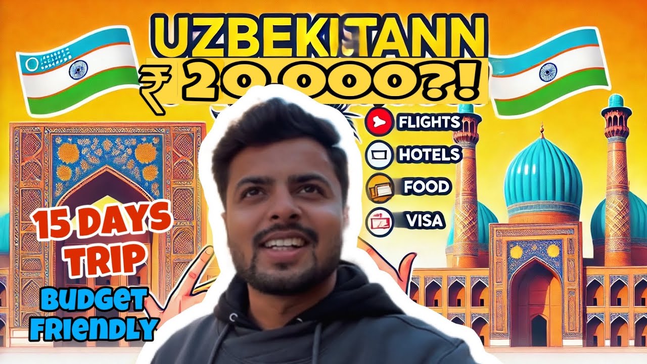REAL Uzbekistan 🇺🇿 Travel Cost for Indians 🇮🇳 | Full Budget Breakdown & Saving Tips! ₹20,000?!
