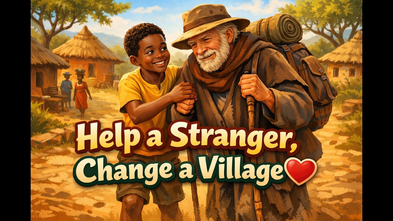 The Boy Who Helped the Stranger 🌍 | African Folktale About Kindness | Bedtime Story for Kids