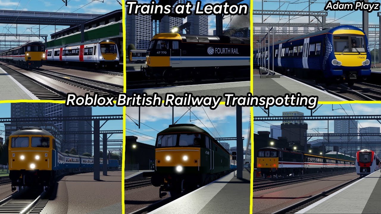 Trains at Leaton (Roblox British Railway Trainspotting V1.3.6 Update! (02/08/25)