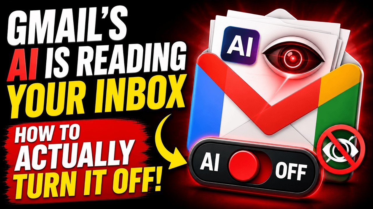 Gmail's AI is Reading Your Inbox: How to ACTUALLY Turn It Off!