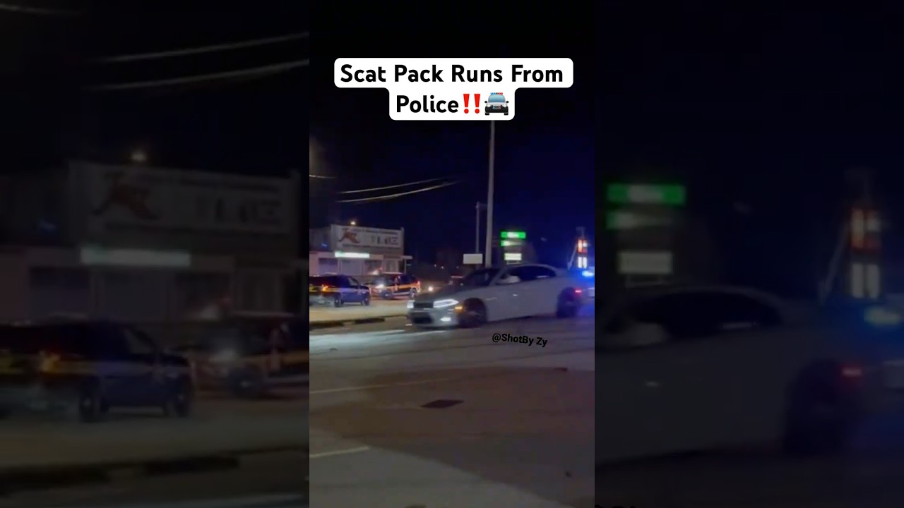 Scat Pack Runs From Police (Dayton Ohio Police Chase)