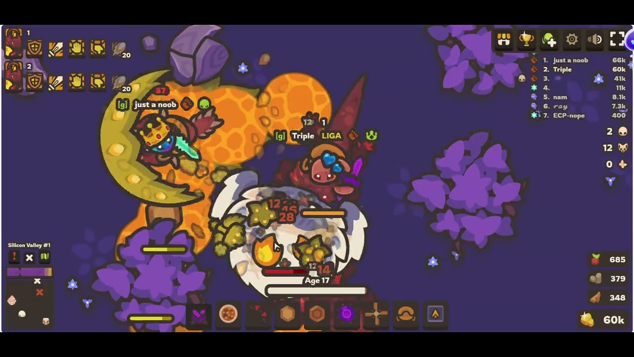 Taming.io with my little brother