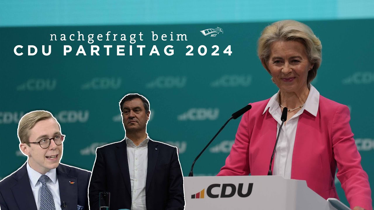 CDU Parteitag 2024 - Philipp Amthor im MST Interview | REPORTAGE