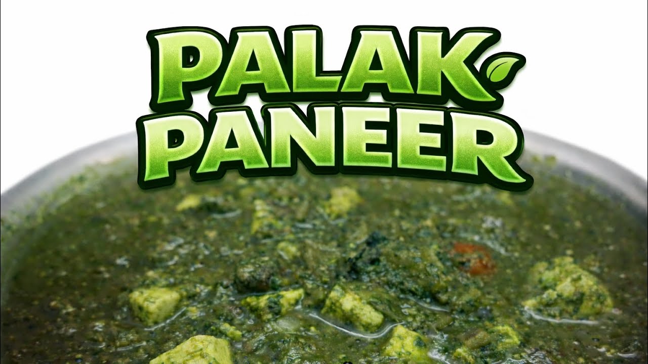 Palak Paneer | Restaurant style Healthy Spinach Paneer Masala at home  