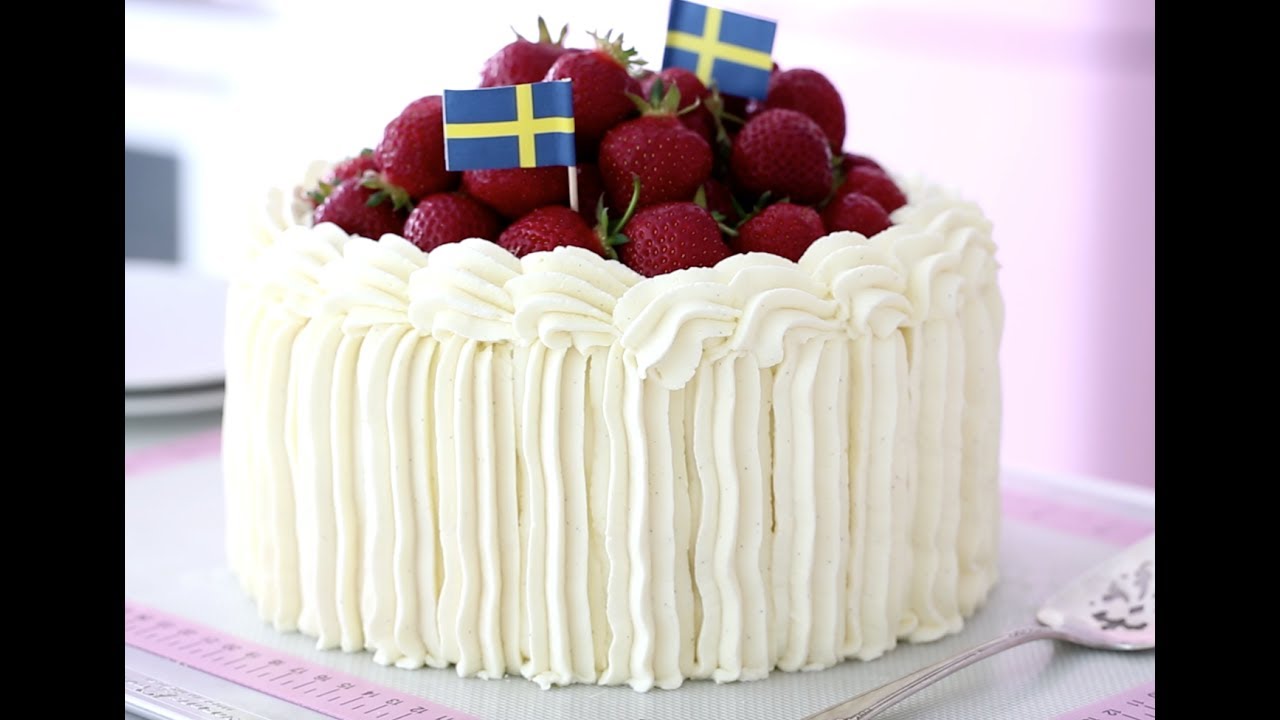 Swedish Midsummer, Strawberry Cream Cake