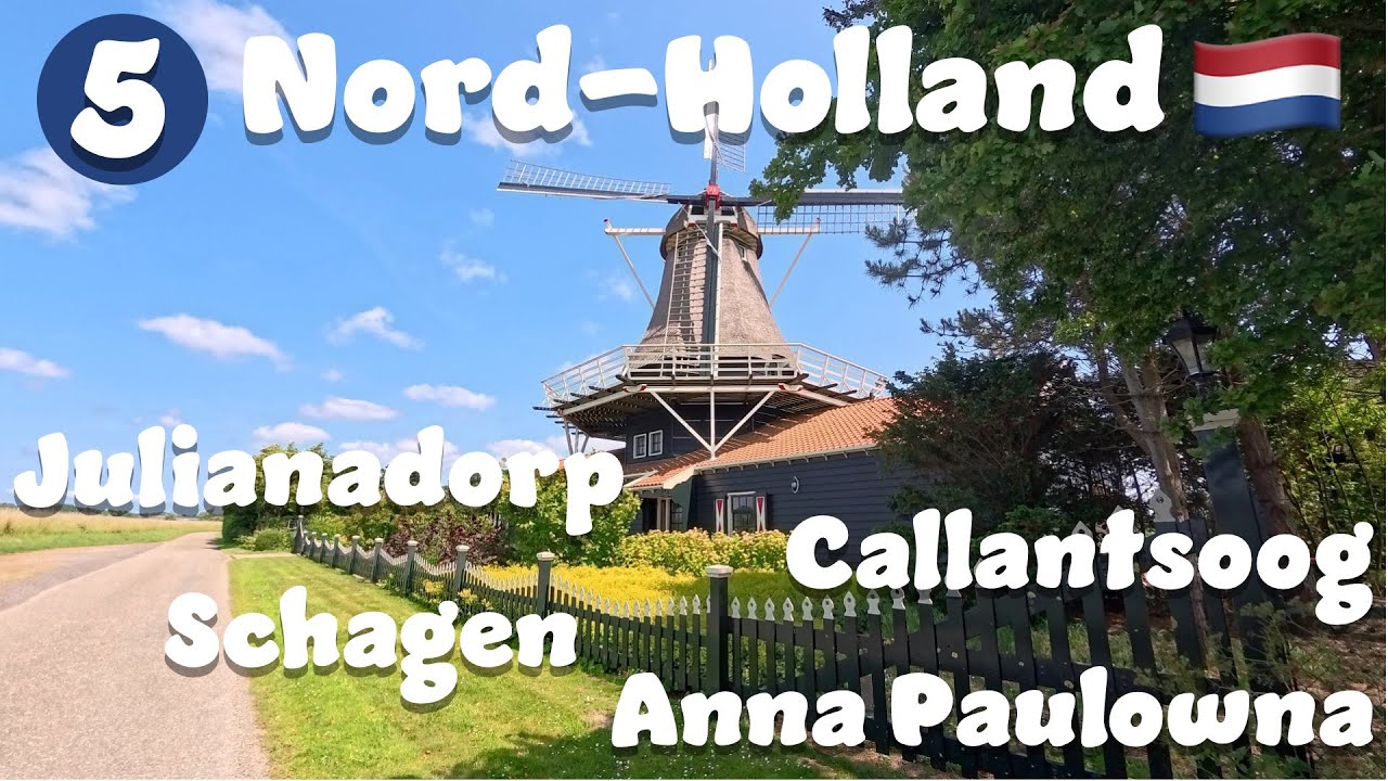 Holland-Urlaub 5/7: von Julianadorp nach Schagen und Anna Paulowna auf traumhaften Radwegen.