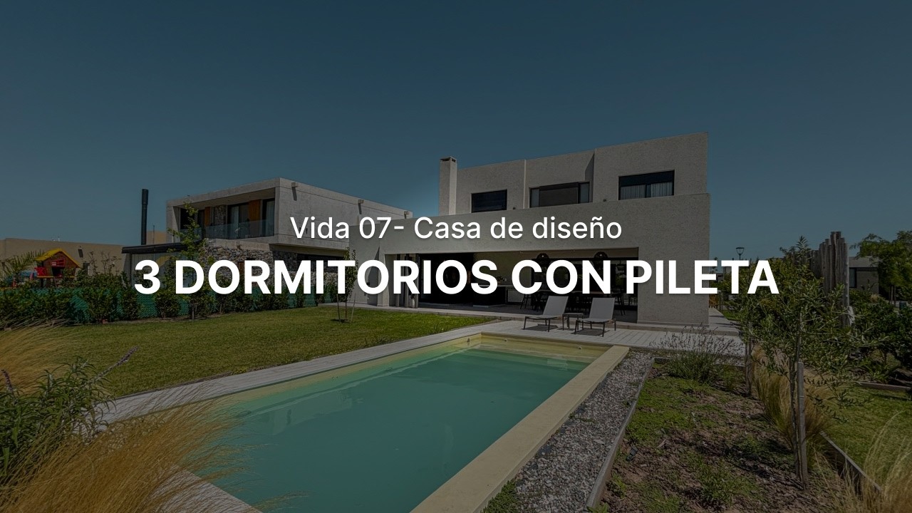 Casa de 3 dormitorios con pileta y radiadores en Vida, Funes- Av. Arturo Illia 200 bis - Vida '07