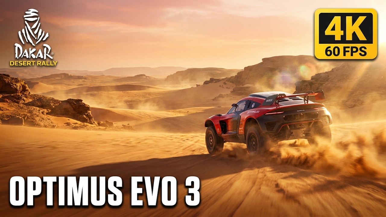 Dakar Desert Rally 🏁 Optimus EVO 3  [ 4K Full Graphics ]