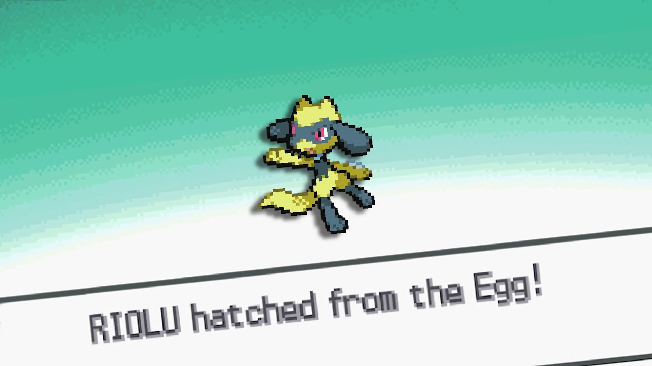 Finding a Shiny Riolu after OVER 15,000+ eggs hatched!