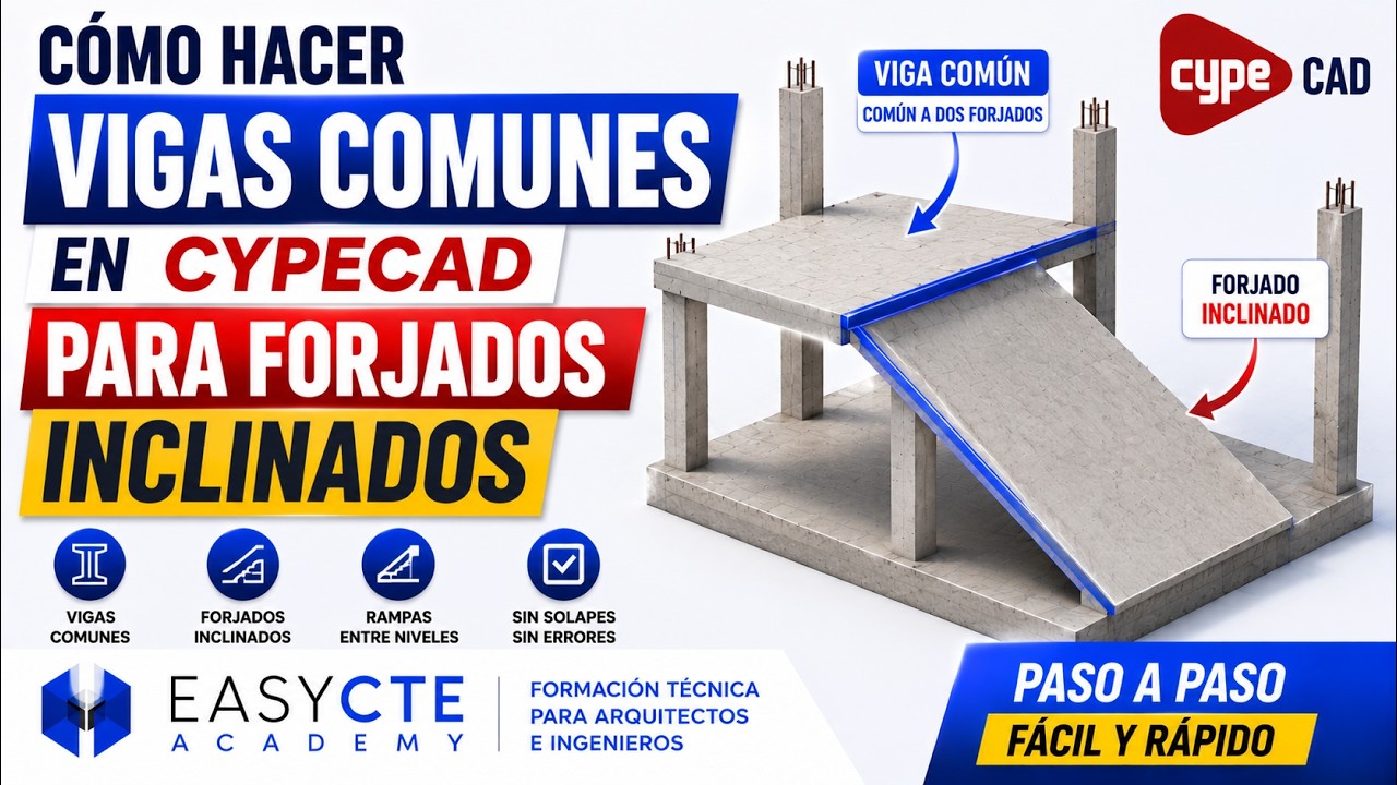 Cómo hacer viga común en CYPECAD.