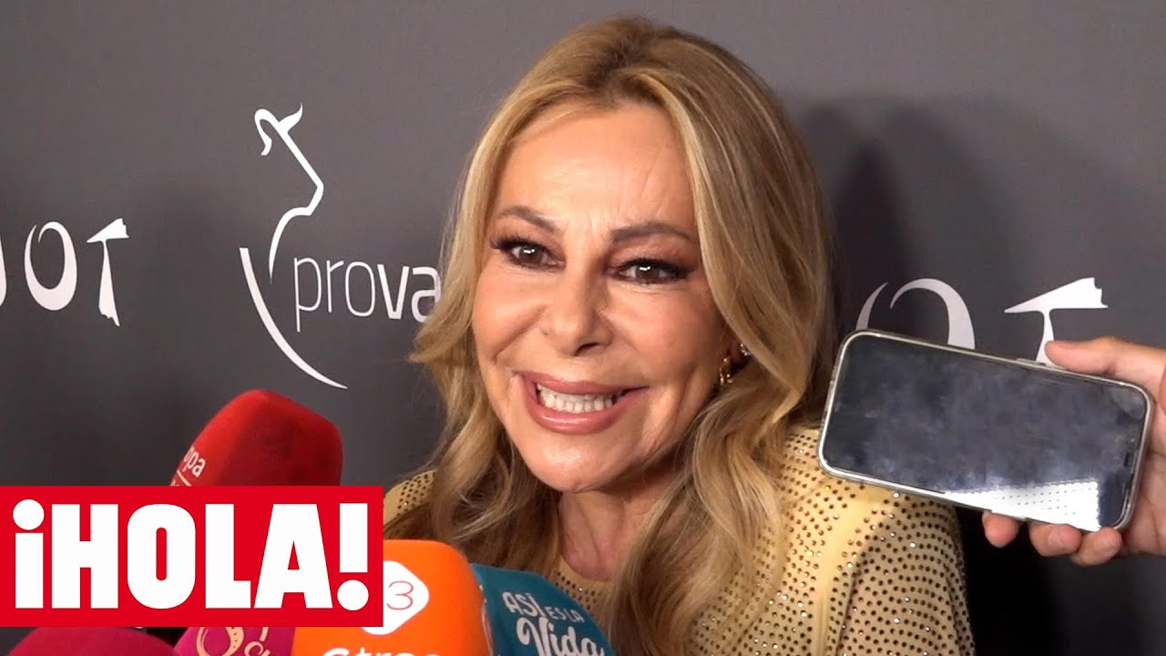 Ana Obregón se emociona al hablar sobre su pequeña Anita y su hijo Aless