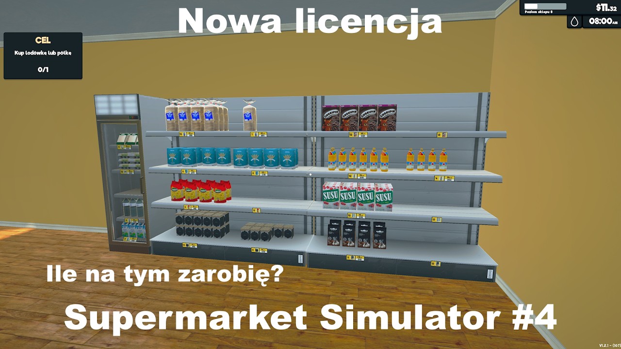 Ile zarobię na nowej licencji? | Supermarket Simulator XBOX #4