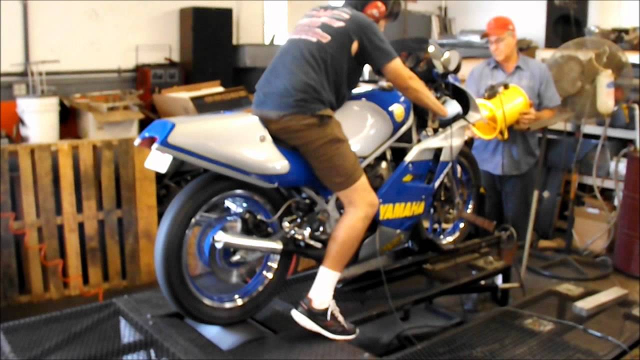 Yamaha RZ 350, Big HP Dyno Run