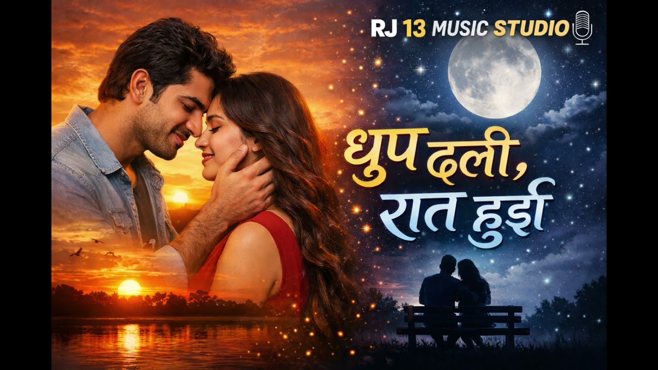 धूप ढली, रात हुई | Romantic Love Song 💞 | RJ 13 MUSIC STUDIO 🎙️