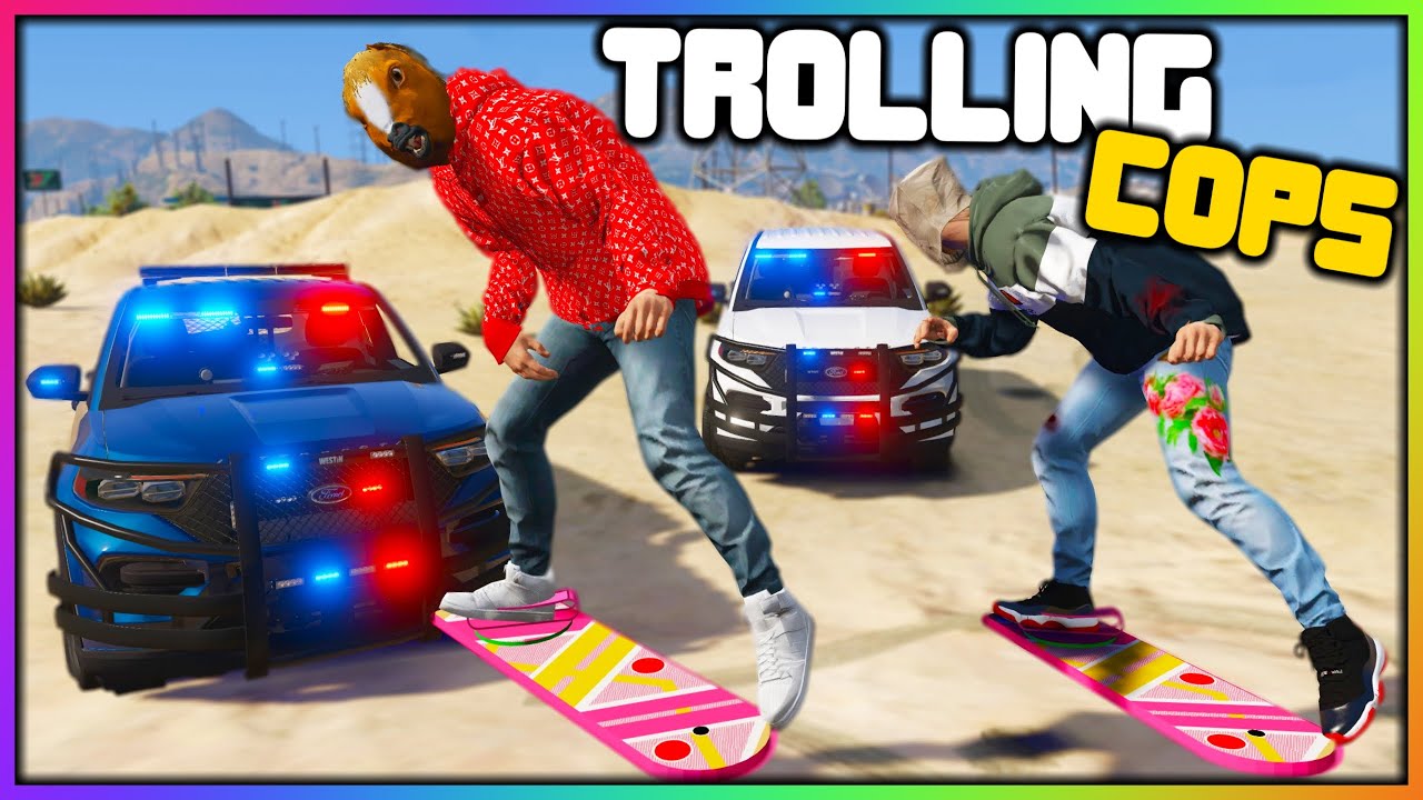 GTA 5 Roleplay - HOVERBOARDS TROLLING COPS | RedlineRP