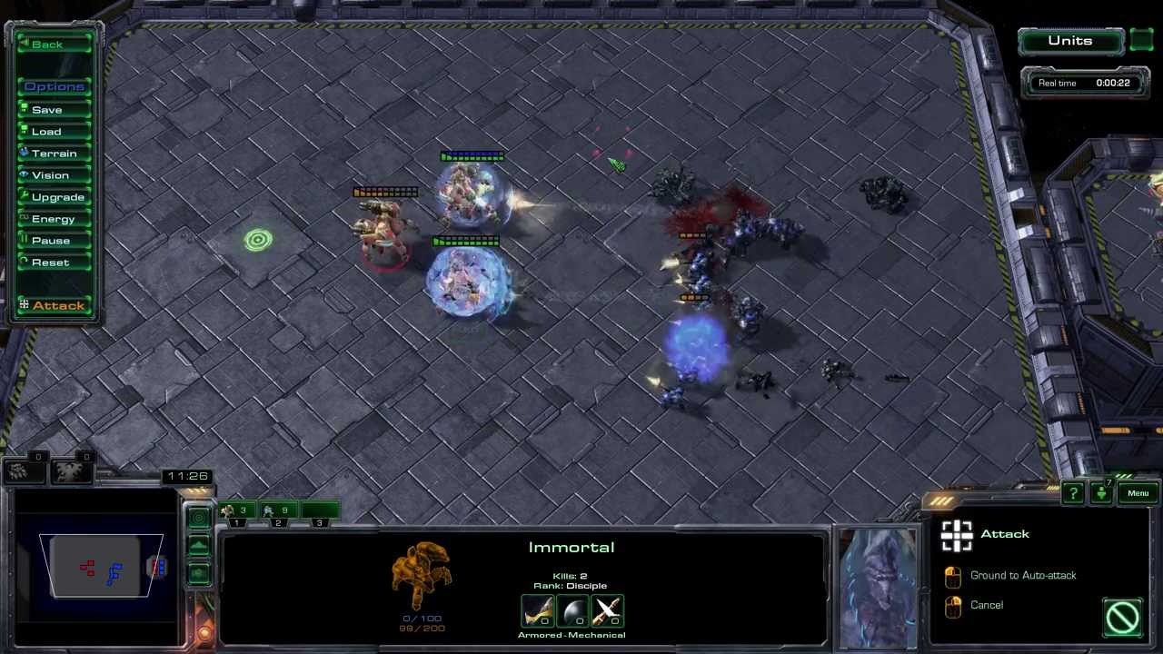 Immortal vs terran bio tips'n'tricks #17 1080p polski komentarz