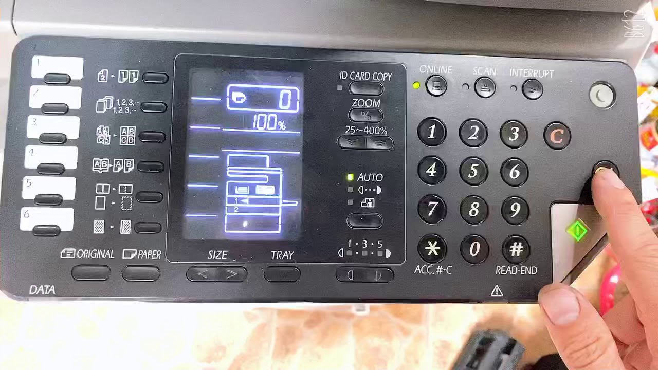 Đặt Password cho máy Sharp AR-6020/6023/6026/6031 N/NV