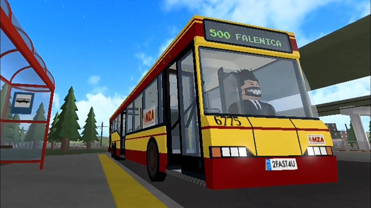 ROBLOX: NEOPLAN N4020td | #6775 | 500➜Falenica &ndash; w VWT | #game #simulator #bus #ride #Poland #Music