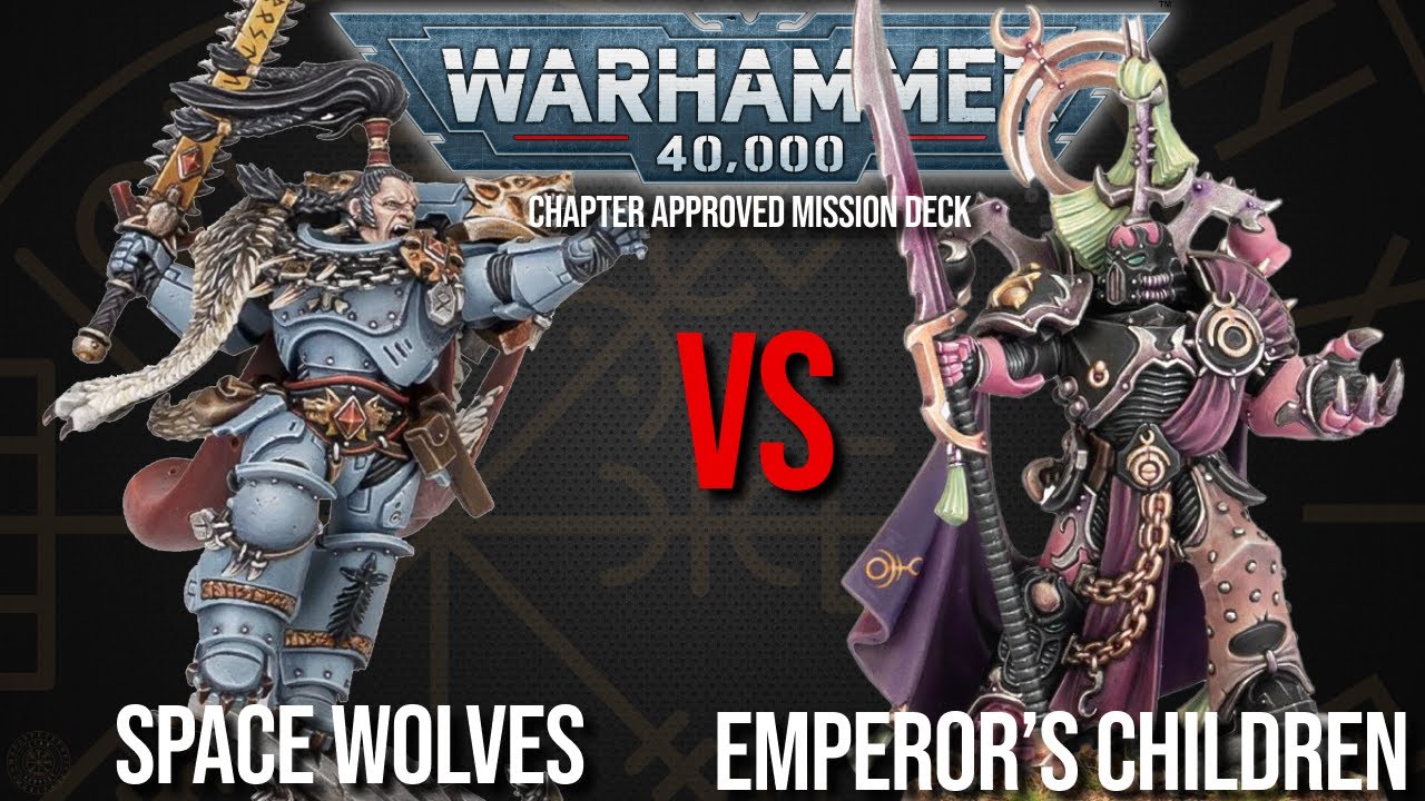 BRAND NEW Space Wolves Vs Emperors Children - Warhammer 40k 10th Edition