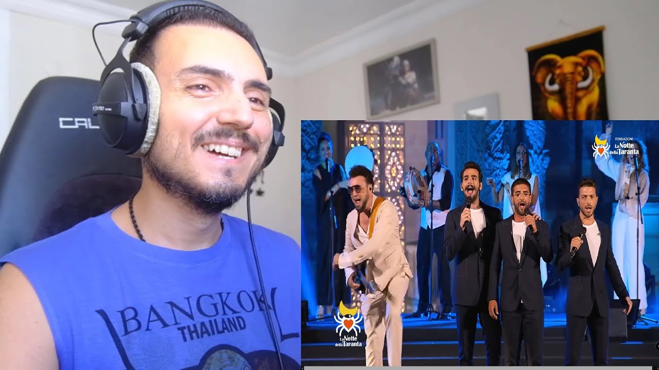 Il Volo - CALINITTA - Notte della Taranta 2021 Reaction
